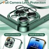  Techsuit - Luxus Kristály MagSafe - iPhone 14 Pro Max - Mélyzöld tok thumbnail