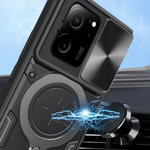  Techsuit - CamGuard Pro - Xiaomi 13T / 13T Pro - Fekete tok - 4