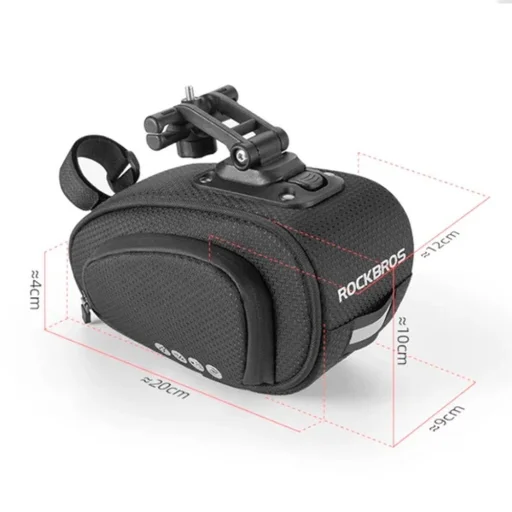 Rockbros C40 biciklis táska nyereg alá - fekete - 5
