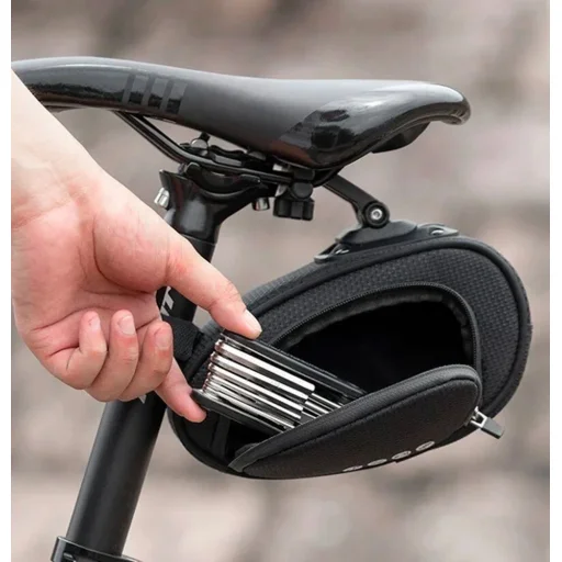 Rockbros C40 biciklis táska nyereg alá - fekete - 8