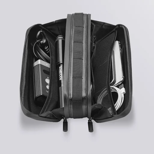 Rockbros B66 vízálló kerékpártáska vázra - fekete - 16