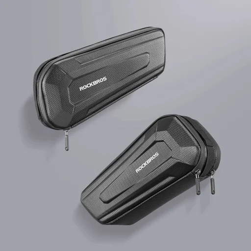 Rockbros B66 vízálló kerékpártáska vázra - fekete - 9