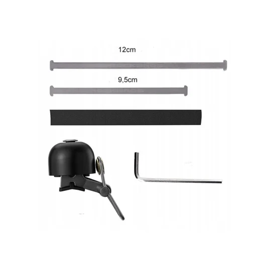 Rockbros 15-1BBK retro biciklicsengő - fekete - 2