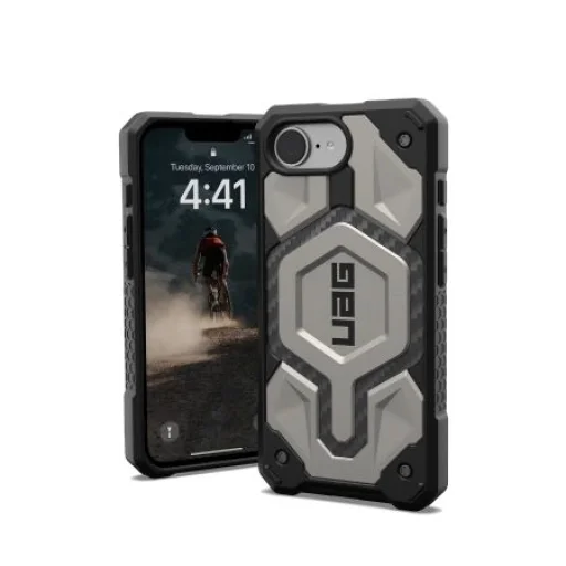 UAG Monarch Pro MagSafe tok iPhone 16e-hez - titán - 1