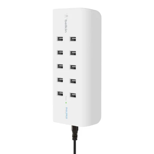 Belkin ROCKSTAR 10-portos 2,4A USB-A töltő - Fehér - 2