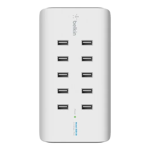 Belkin ROCKSTAR 10-portos 2,4A USB-A töltő - Fehér - 3