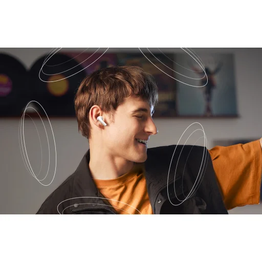 Ugreen HiTune H6 Pro Hybrid Active Noise-Cancelling Earbuds WS203 (white) - 12