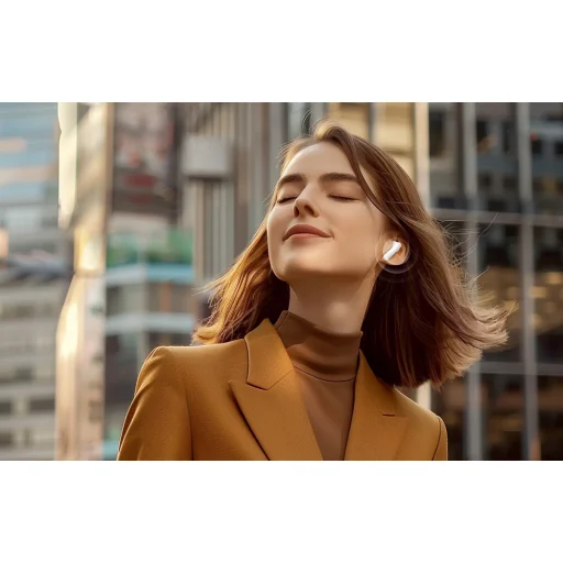 Ugreen HiTune H6 Pro Hybrid Active Noise-Cancelling Earbuds WS203 (white) - 5