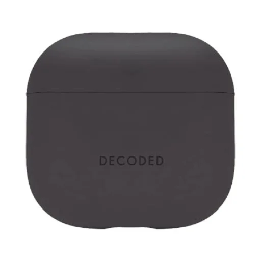 Dekódolt Szilikon Légtok AirPods 4-hez - grafit tok - 1