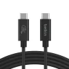 Belkin Connect USB4 kábel, 240 W + 20 Gbps 2m - Fekete thumbnail
