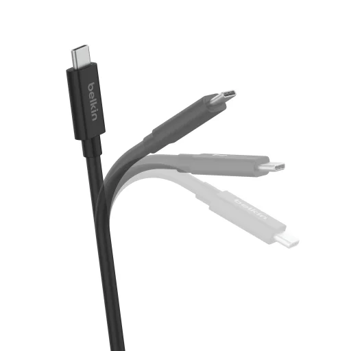 Belkin Connect USB4 kábel, 240 W + 20 Gbps 2m - Fekete - 7