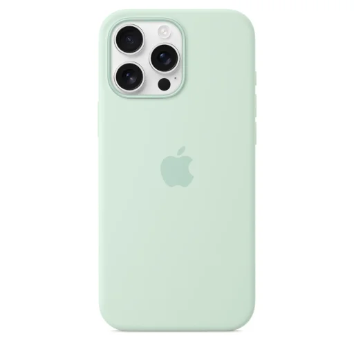 Apple iPhone 16 Pro Max szilikon tok MagSafe-fel - Akvamarin (SZEZONÁLIS) - 1