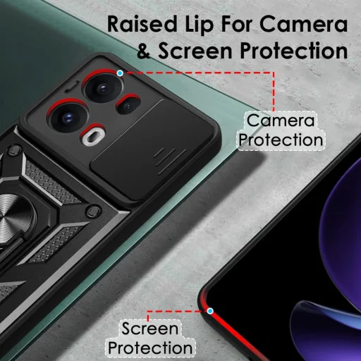  Techsuit - CamShield sorozat - Oppo Reno13 Pro - Kék tok - 5