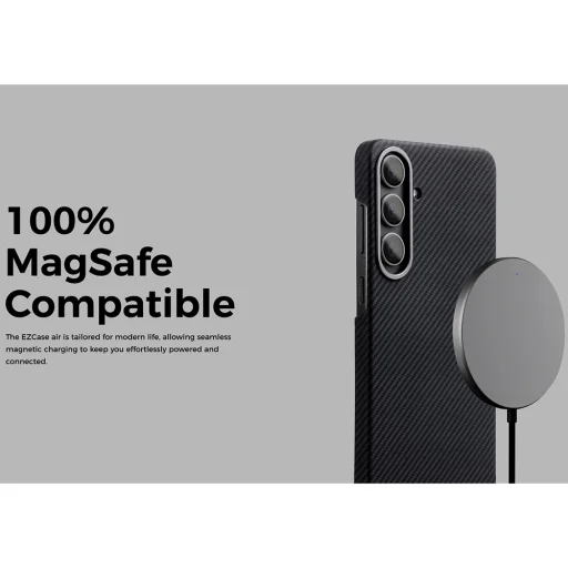  Edizard - Air MagSafe tok - Samsung Galaxy S24 Plus - Fekete - 6