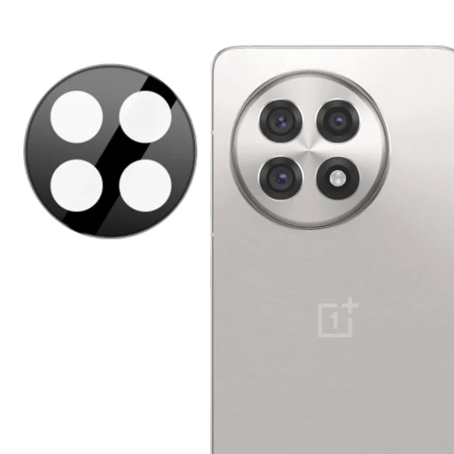  Techsuit - Teljes Kameraüveg - OnePlus 13R - Fekete üvegfólia - 1