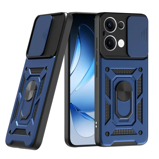  Techsuit - CamShield Sorozat - Oppo Reno13 - Kék tok - 1