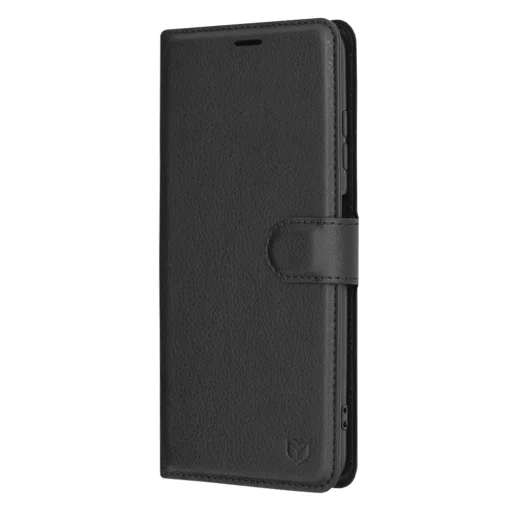  Techsuit - Bőr Tok - Xiaomi Poco X3 / Poco X3 NFC / Poco X3 Pro - Fekete tok - 4