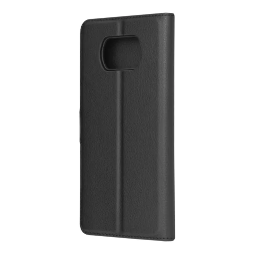  Techsuit - Bőr Tok - Xiaomi Poco X3 / Poco X3 NFC / Poco X3 Pro - Fekete tok - 5