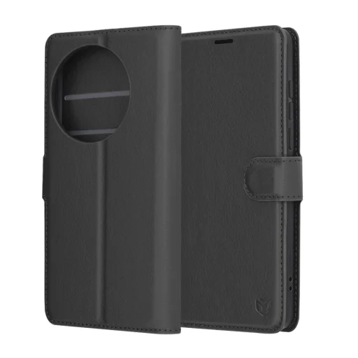  Techsuit - Bőr Tok - OnePlus 13 - Fekete tok - 1