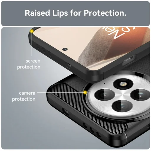  Techsuit - Szénszilikon - OnePlus 13 - Kék tok - 4