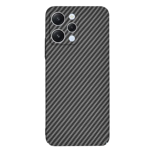  Xiaomi Redmi 12 4G / 12 5G fekete Techsuit Carbonite szálhéj tok - 3