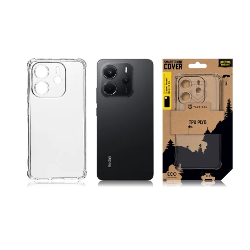 Tactical TPU Plyo tok Xiaomi Redmi Note 14 4G átlátszó - 3
