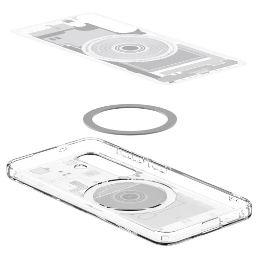  Galaxy S25 Fehér Spigen Ultra Hybrid Mag Magsafe Zero One tok - 7