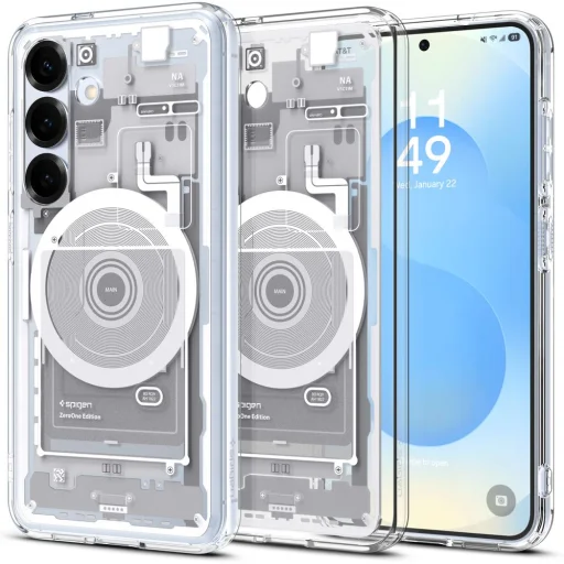  Galaxy S25 Fehér Spigen Ultra Hybrid Mag Magsafe Zero One tok - 1