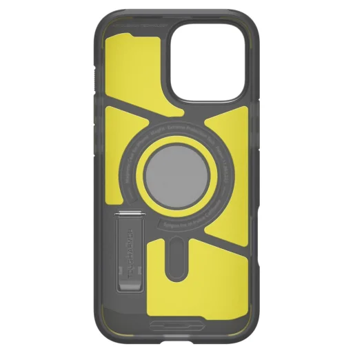  iPhone 16 Pro Max Fagyos Fekete Spigen Tough Armor "T" Mag Magsafe tok - 5