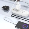 Dudao A27 25W GaN USB-C fali töltő - Fehér thumbnail