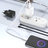 Dudao A26T GaN 25W USB-A, USB-C Töltő - Fehér thumbnail