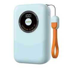 Dudao K21 Mini 10000mAh 22.5W USB-A / USB-C powerbank - kék