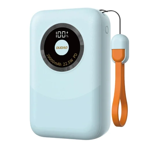 Dudao K21 Mini 10000mAh 22.5W USB-A / USB-C powerbank - kék - 1