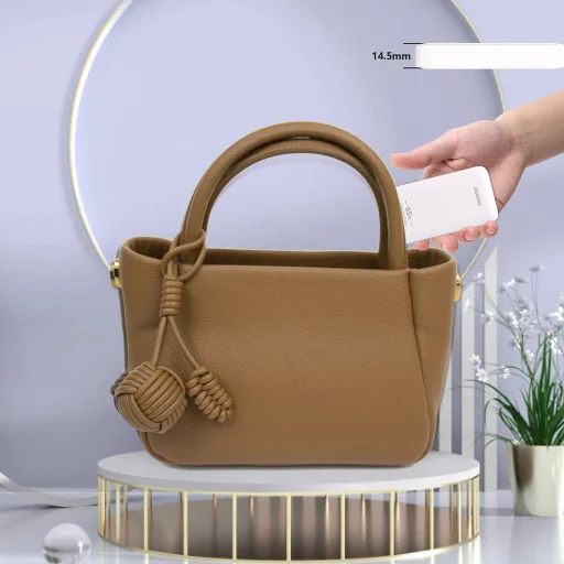 GaN Dudao A65Q 65W USB-A / USB-C PD Ultra-Vékony Fali Töltő - Fehér - 3