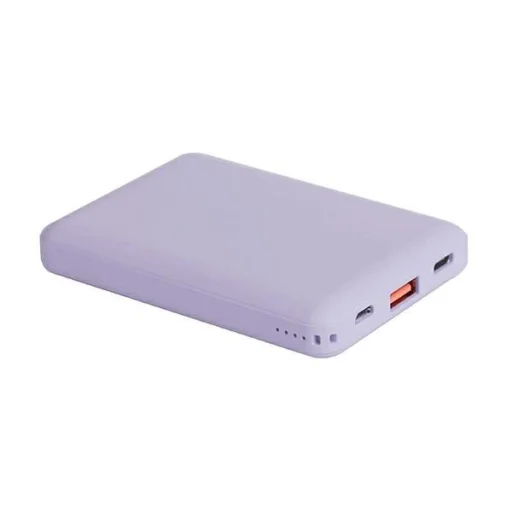 Powerbank Uniq Fuele mini 8000mAh USB-C 18W PD Gyors töltés - levendula - 6