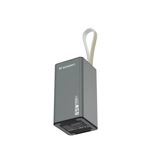 30000mAh Powerbank Wozinsky K65+ 65W 2x USB-C, 1x USB-A 65W- fekete - 4