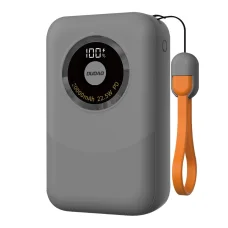 Powerbank Dudao K21 Mini 10000mAh 22.5W USB-A / USB-C - szürke