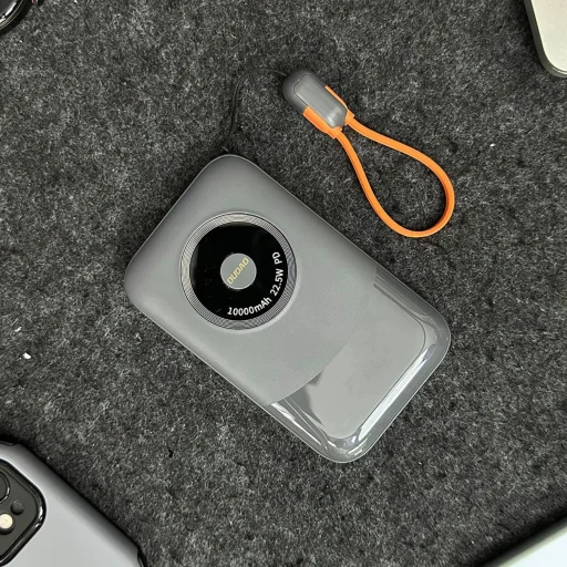 Powerbank Dudao K21 Mini 10000mAh 22.5W USB-A / USB-C - szürke - 3