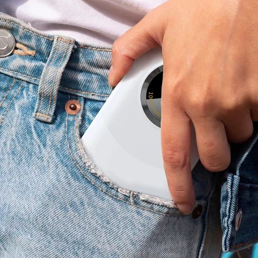 Powerbank Dudao K21 Mini 10000mAh 22.5W USB-A / USB-C - bézs - 4