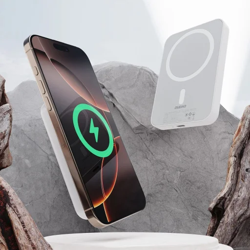 Powerbank Dudao K26S 5000mAh 20W USB-A / USB-C / MagSafe - fehér magsafe - 3