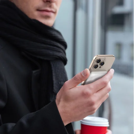 Powerbank Dudao K26S 5000mAh 20W USB-A / USB-C / MagSafe - fehér magsafe - 4