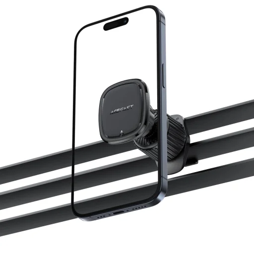 Acefast D34 Mágneses Szellőzőrács Tartó - Fekete - 5