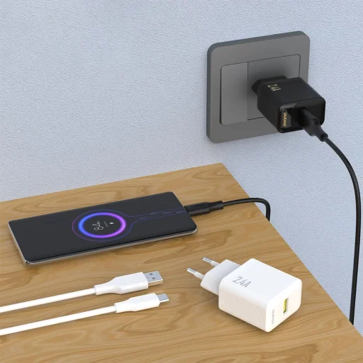 Dudao A23 2.4A USB-A Töltő - Fehér - 3