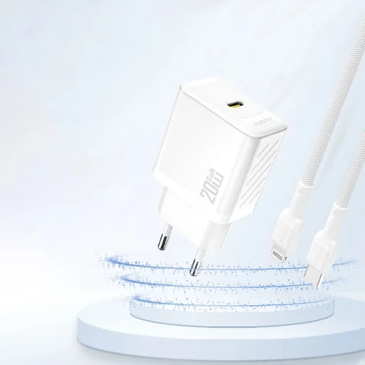 Dudao A26 PD20W GaN USB-C töltő - Fehér - 2
