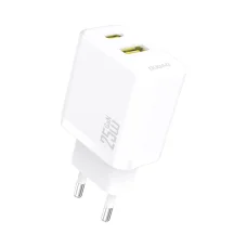 Dudao A26T GaN 25W USB-A, USB-C Töltő - Fehér