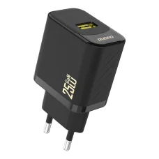 Dudao A27S 25W GaN USB-A Töltőadapter - Fekete