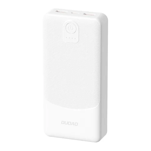 Dudao K10Pro 2.4A 20000mAh 2 x USB-A powerbank - fehér - 1