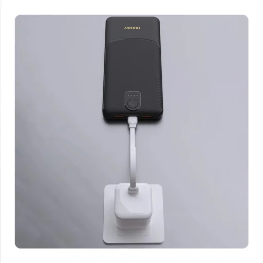 Dudao 20000mAh K10Pro 2.4A 2 x USB-A powerbank - fekete - 2