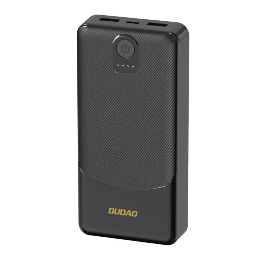 Dudao 20000mAh K10Pro 2.4A 2 x USB-A powerbank - fekete - 1