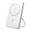 Dudao K28S 20W PD 5000mAh Powerbank MagSafe és állvánnyal - Ezüst thumbnail